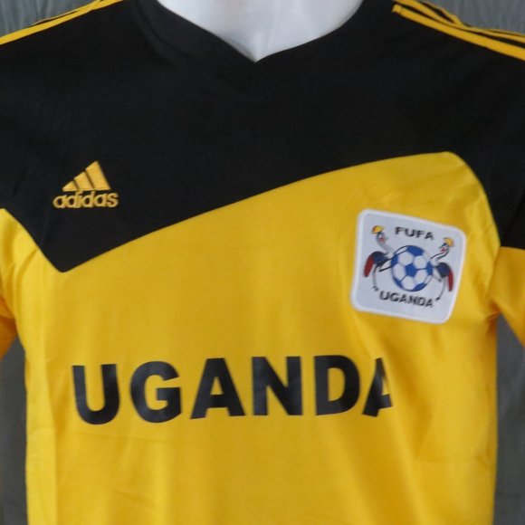 Team Uganda Soccer Jersey - 2016 Home Jersey by Adidas - Youth Extra Large - Picture 2 of 11